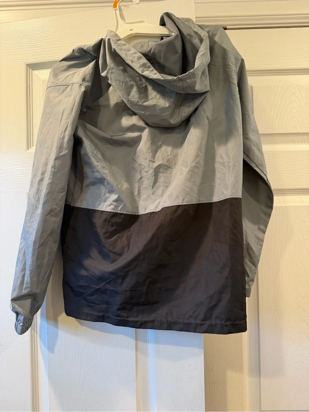 Champion Kids' Gray and Black Hooded Rain Jacket